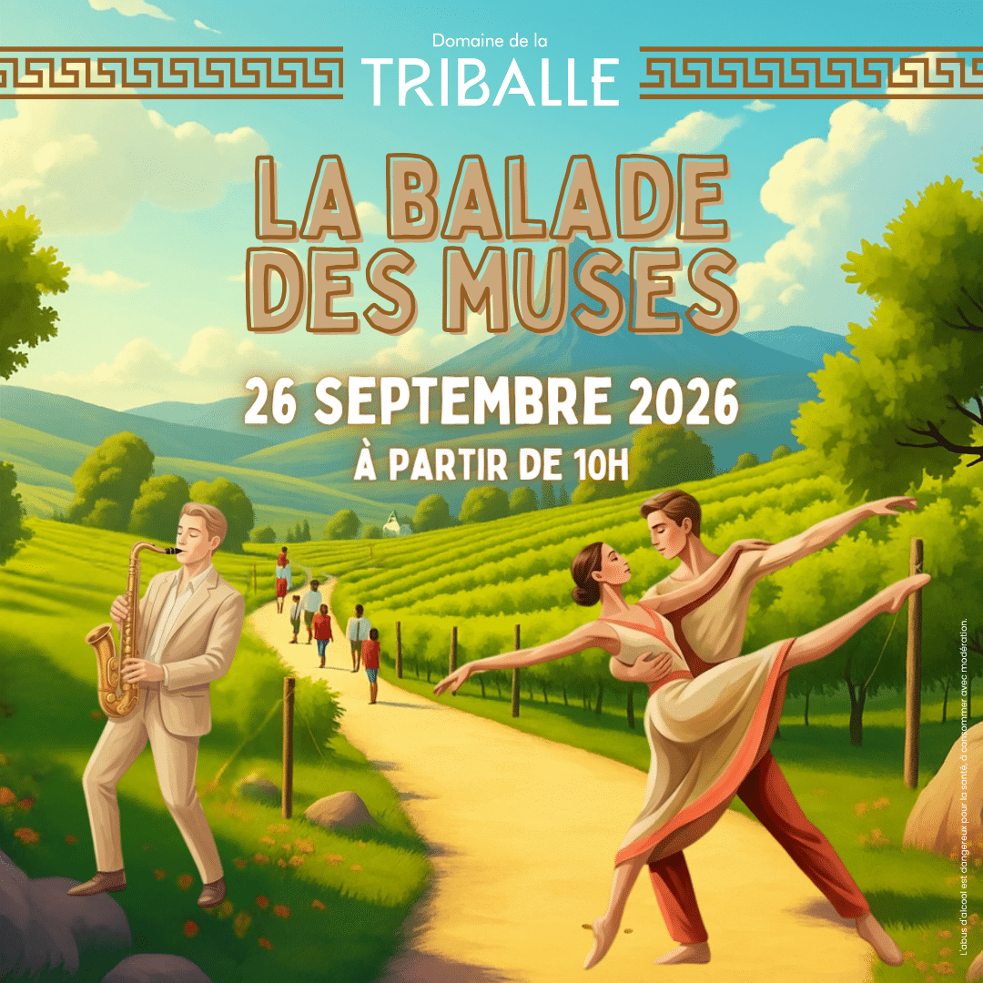 balades des muses evenement oenotourisme domaine de la triballe