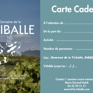 carte cadeau la triballe